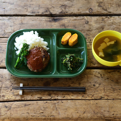 Fosset Sectioned Plate - Olive