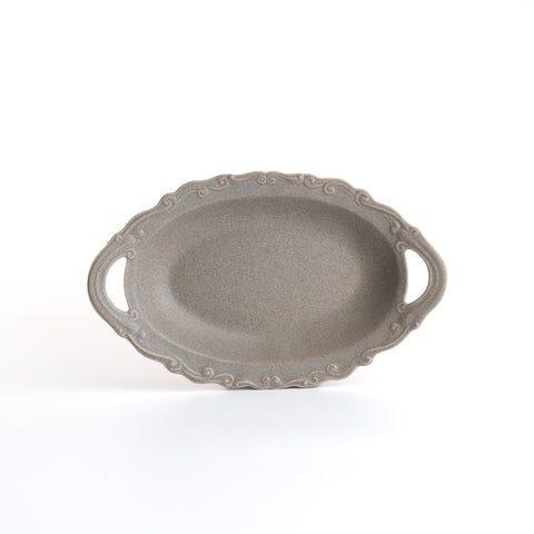 Greige Western Style Plate