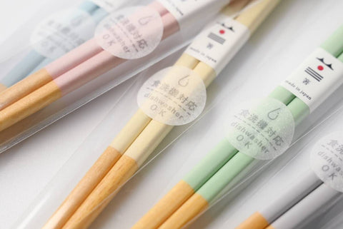 Pale Tone Chopsticks 4 Pieces Set