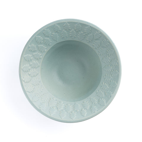 Mint Green Forest Deep Bowl