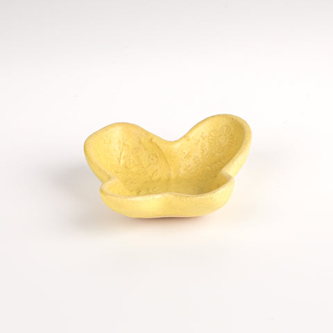 Yellow Butterfly Condiment Dish