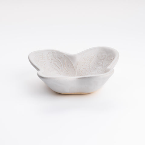 White Butterfly Dish