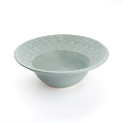 Mint Green Forest Deep Bowl