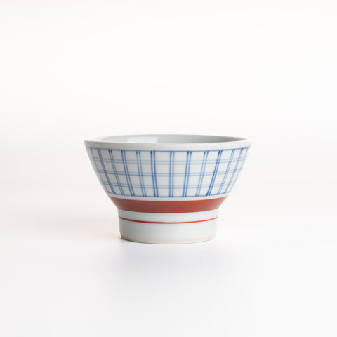 Kurawanka Check Rice Bowl