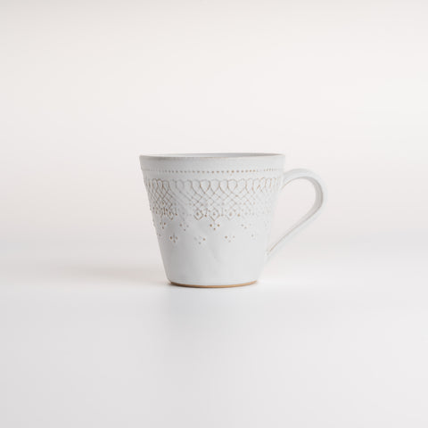 French Lace Mug & Saucer