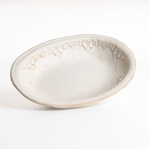 Arebesque Oval Plate