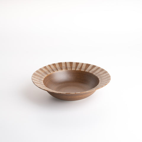 Shabby-Chic 7" Soup Bowl - Brown