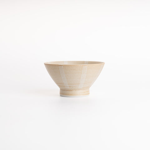 Shabby-Chic Rice Bowl - Beige