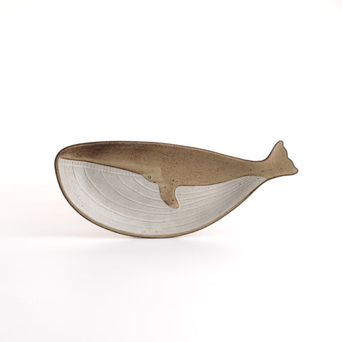 Oldwhite Large Whale Plate