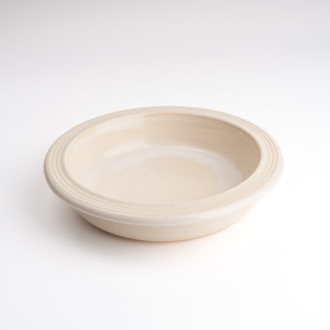 Noche 8" Stew Plate In White (Direct Fire Safe)