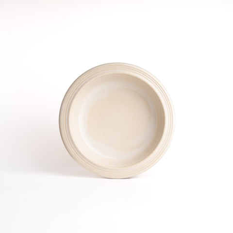 Noche 8" Stew Plate In White (Direct Fire Safe)