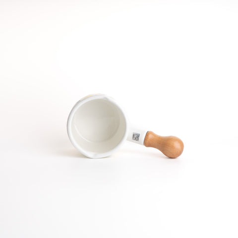 Enamel 550ml Milk Pot - Lemon