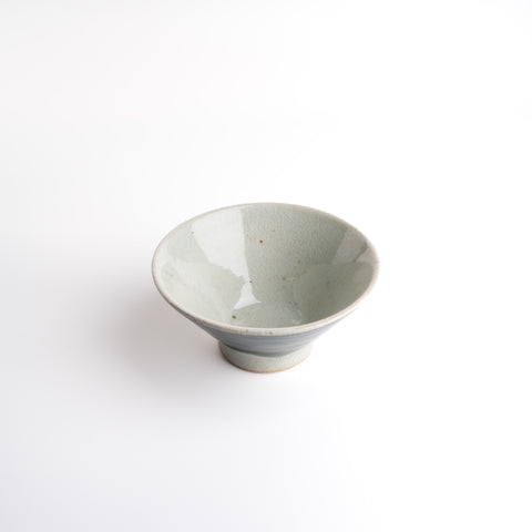 Mino Ware Mt.Fuji Rice Bowl(cracked glaze) - Navy