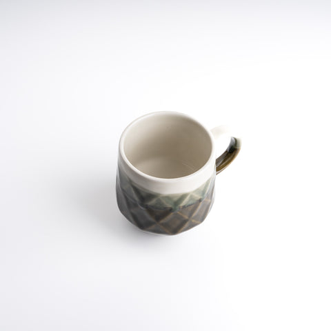 Mino Ware Plaid Mug - Khaki