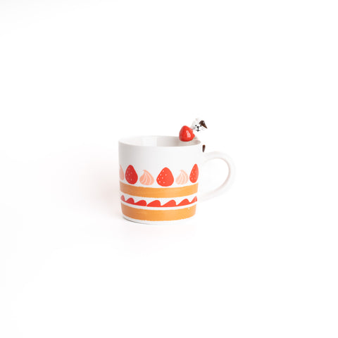 Concombre Cake Mug - Strawberry