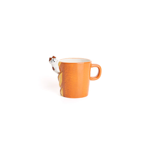 Concombre Cat Bakery Mug - Baguette(Brown)