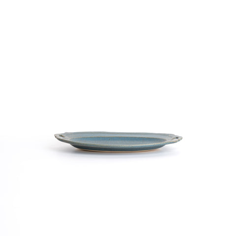 Blue Rust Glaze Tray Plate