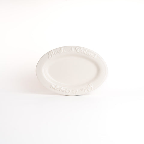 Creamware Plate -  Large