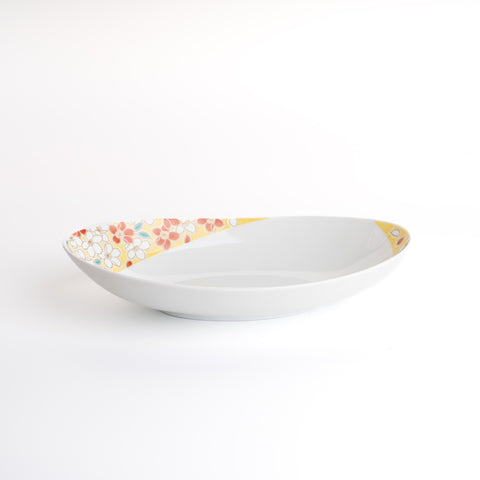 Seikou Kiln Oval Plate - 桜