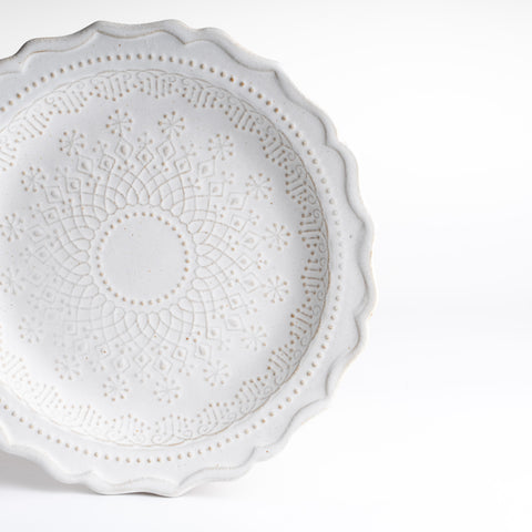 French Lace Round Plate - Medium