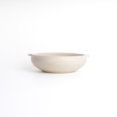 Mino Ware Deep Plate - White