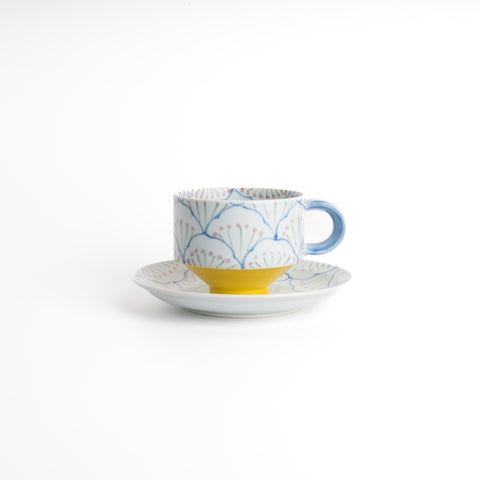 Kouringama Flower Cup & Saucer Set