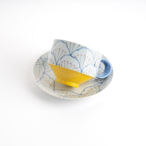 Kouringama Flower Cup & Saucer Set