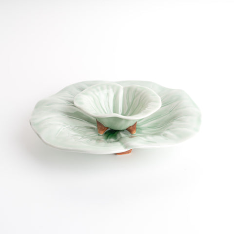 Kouringama Lotus Leave Plate (Large)