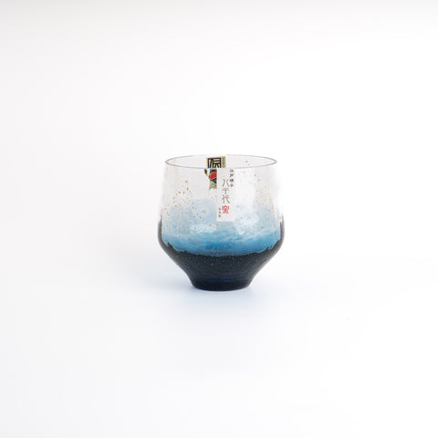 Edo-glass Yashiyo Kiln Sake Cup - Starry Night