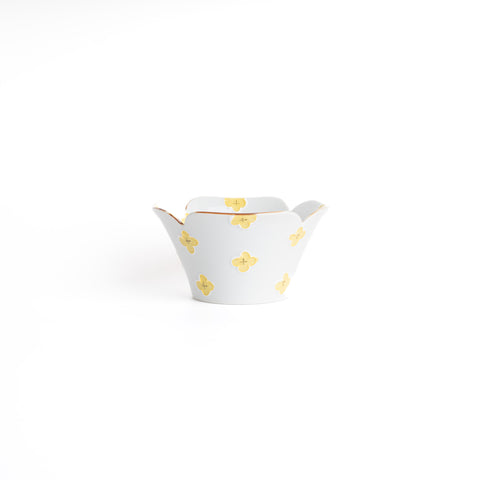 Arita Ware Yellow Flower Bowl