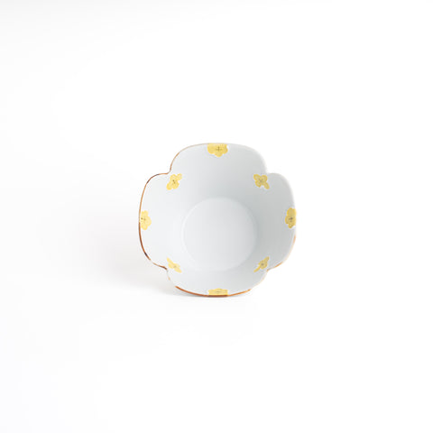 Arita Ware Yellow Flower Bowl