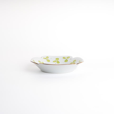 Arita Ware Green Clover Plate