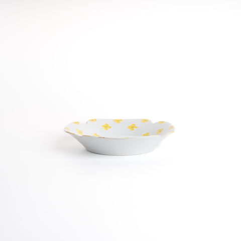 Arita Ware Yellow Flower Plate