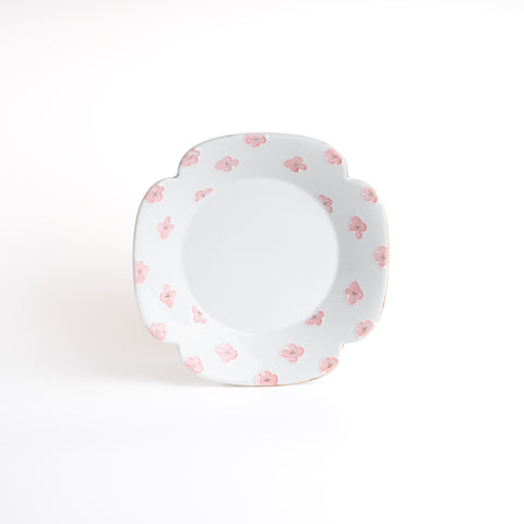 Arita Ware Pink Flower Plate