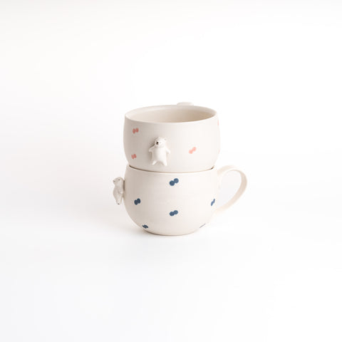 Tobe Ware Bear Round Mug - Blue