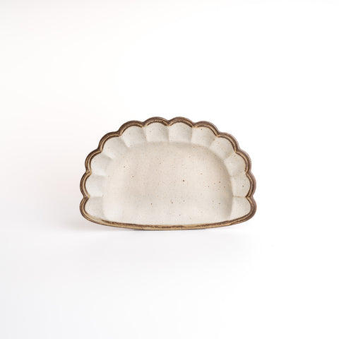 Oldwhite Dumpling Plate