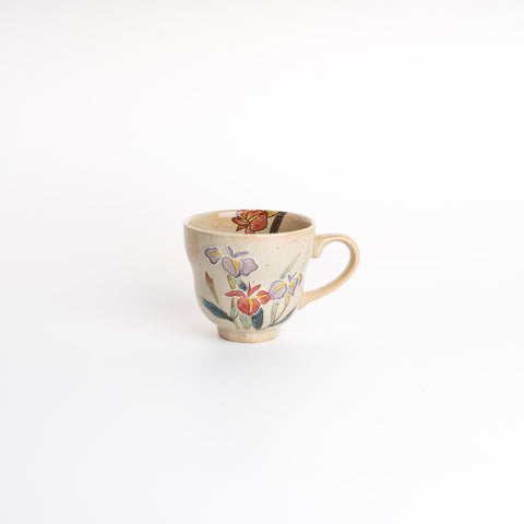 Arita Ware Hand-Painted Mug - iris