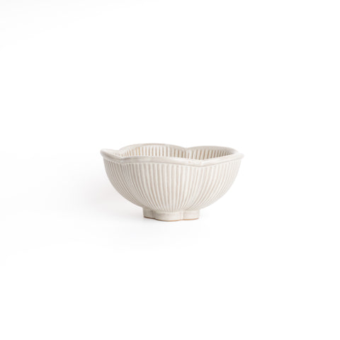 Fleuron Bowl - ecru