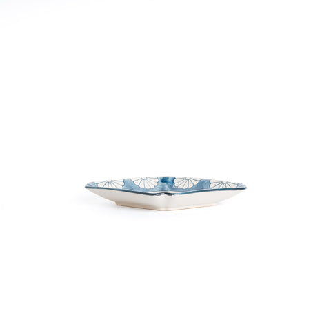 Sumiri Hishigata Diamond-Shape Plate - Blue