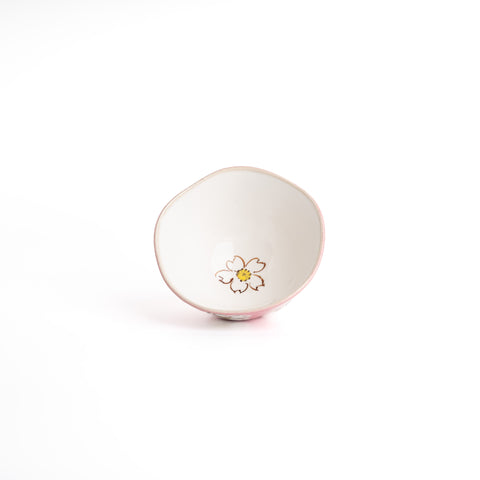 Hasami Ware Sakura Rice Bowl - Pink