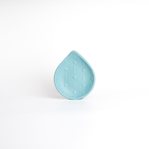 Small Raindrop Plate - Blue