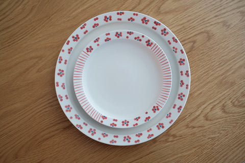 Tobe Ware Plum Blossom Small Plate - Red