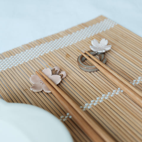 Handmade Mino Ware Chopsticks Rest