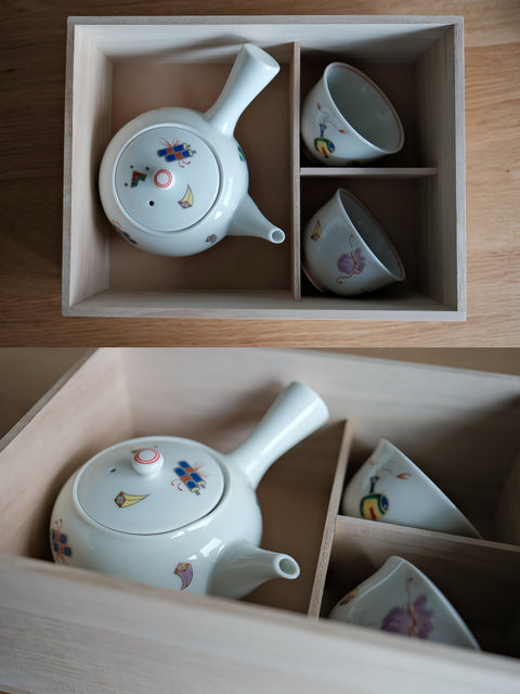 Arita Ware Lucky Tea Ware Set