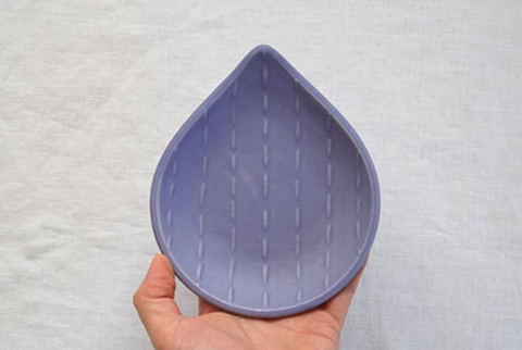 Small Raindrop Plate - Violet