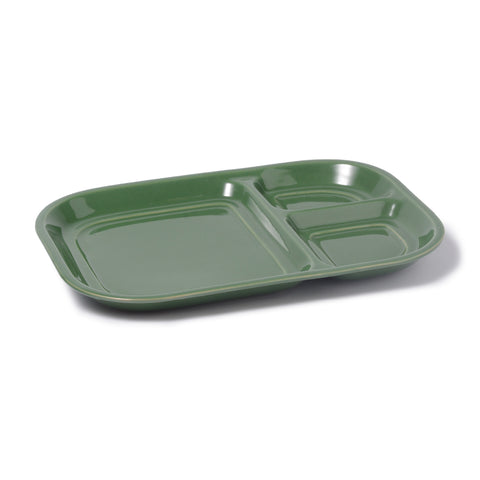 Fosset Sectioned Plate - Olive