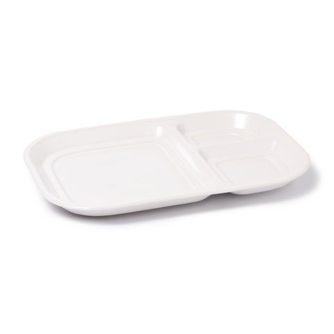 Fosset Sectioned Plate - White