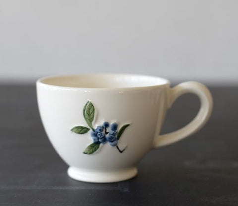 Myrtille cup with saucer